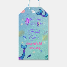 海の下の1歳の誕生日 ギフトタグ