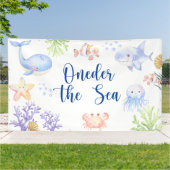 海の下の1歳の誕生日 Oneder The Sea 横断幕 (外側)