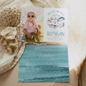 海の下の1歳誕生日招待状（女の子） 招待状