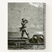 海の下の20000リーグのネモ船長 ノートブック (裏面)