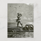 海の下の20000リーグのネモ船長 ポストカード (正面)