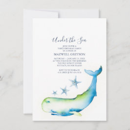 海の下の3番目の誕生日パーティー 招待状