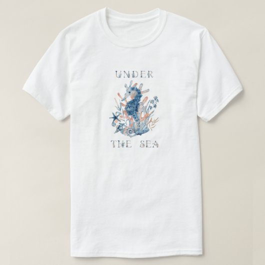 海の下のTシャツ Tシャツ (デザイン正面)