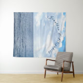 海の下をテーマにしたウェディング タペストリー (インサイチュ(横))