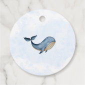 海の下アホイそれは男の子の赤ちゃんシャワーだ フェイバータグ (裏面)