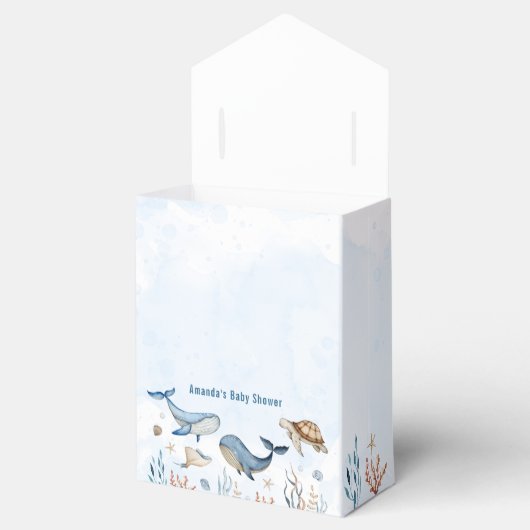 海の下アホイそれは男の子の赤ちゃんシャワーだ フェイバーボックス (オープン)