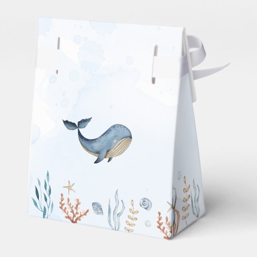 海の下アホイそれは男の子の赤ちゃんシャワーだ フェイバーボックス (裏面サイド)