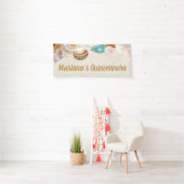 海の下キンセアニェラパーティーシーシェル縁どズ 横断幕 (インサイチュ)