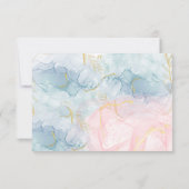 海の下メルメイドキッズハッピーバースデー カード (裏面)