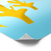 海の下巨大36 x 24アートプリント ポスター (角)