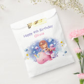 海の下，かわいい人魚の誕生日 フェイバーバッグ (封をした状態)