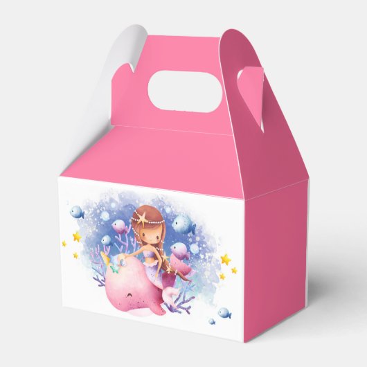海の下，かわいい人魚の誕生日 フェイバーボックス (裏面サイド)