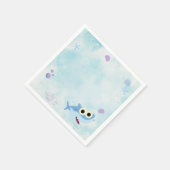 「海の下」をテーマにした紙ナプキン スタンダードカクテルナプキン (角)