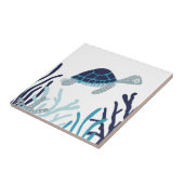 海の下 – ウミガメ タイル (側面)