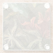 海の下 ガラスコースター (裏面)