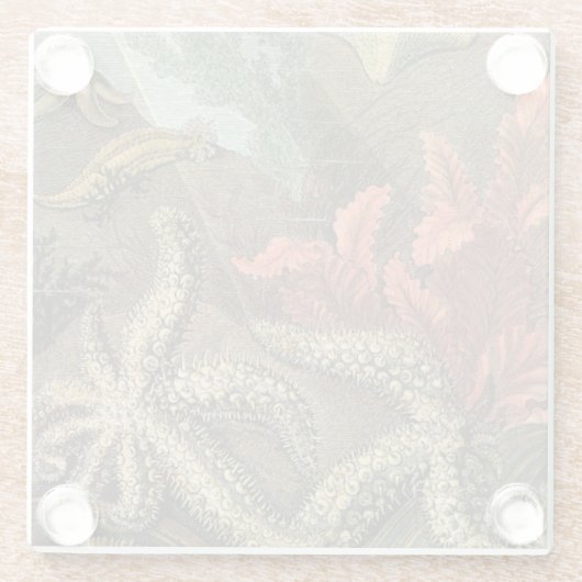 海の下 ガラスコースター (裏面)