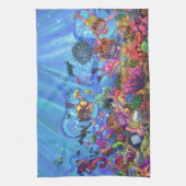 海の下 キッチンタオル (縦)