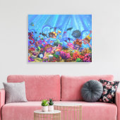 海の下 キャンバスプリント (インサイチュ (リビング))