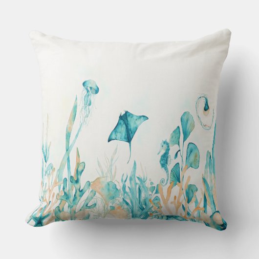 海の下 クッション (正面)