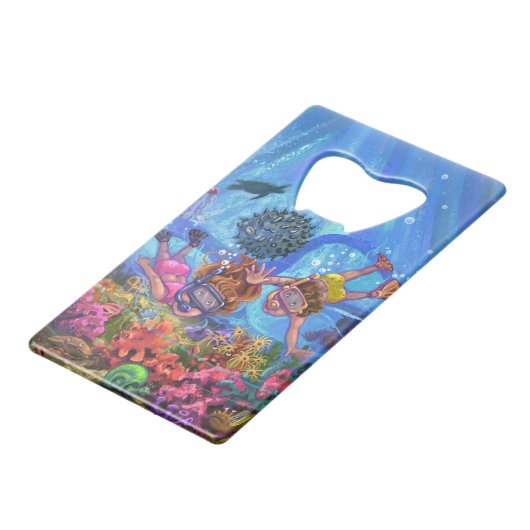 海の下 クレジットカード栓抜き (正面アングル)