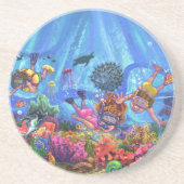 海の下 コースター (正面)