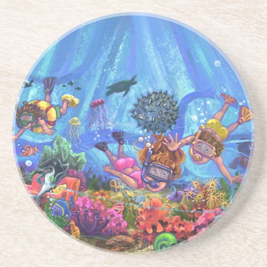 海の下 コースター (正面)