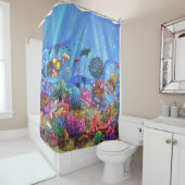 海の下 シャワーカーテン (インサイチュ)