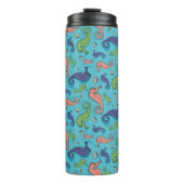 海の下 – シーホースよくはしゃぐとシェルパターン タンブラー (正面)