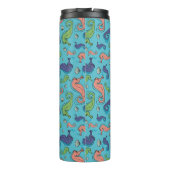 海の下 – シーホースよくはしゃぐとシェルパターン タンブラー (裏面)