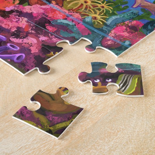 海の下 ジグソーパズル (側面)