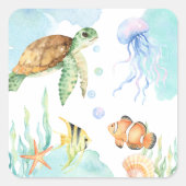 海の下 スクエアシール (正面)