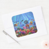 海の下 スクエアシール (封筒)