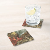 海の下 スクエアペーパーコースター (インサイチュ)