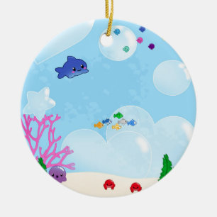 海の下 セラミックオーナメント
