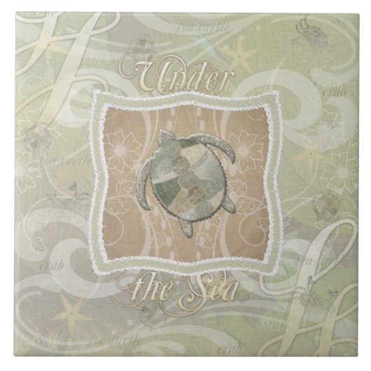 海の下 タイル (正面)