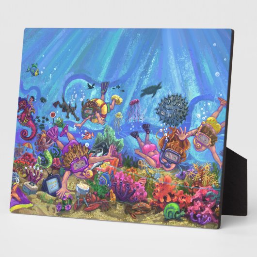 海の下 フォトプラーク (側面)