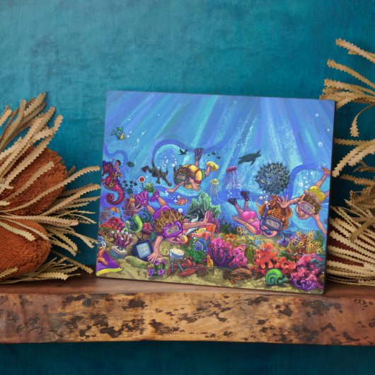 海の下 フォトプラーク (側面)