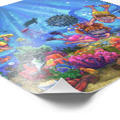 海の下 フォトプリント            (角)