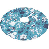 海の下 ブラッシュドポリエステルツリースカート (アングル)