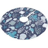 海の下 ブラッシュドポリエステルツリースカート (アングル)