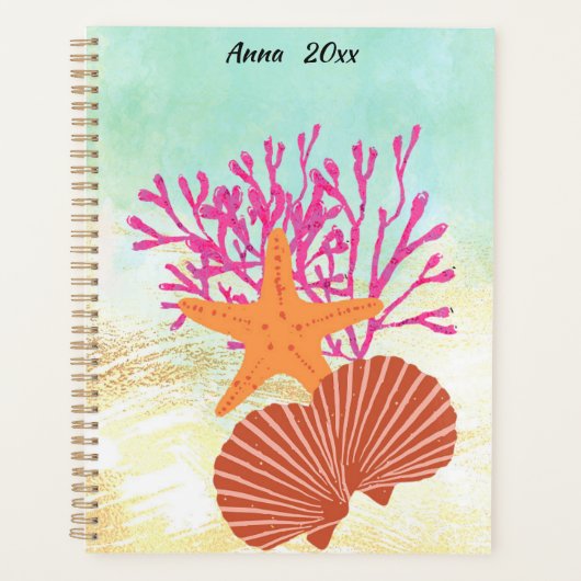 海の下 プランナー手帳 (正面)