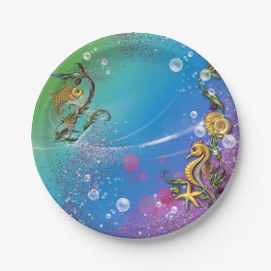 海の下 ペーパープレート (正面)