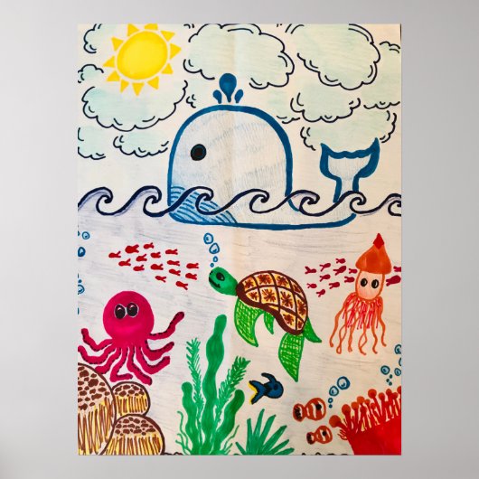 「海の下」ポスター ポスター (正面)