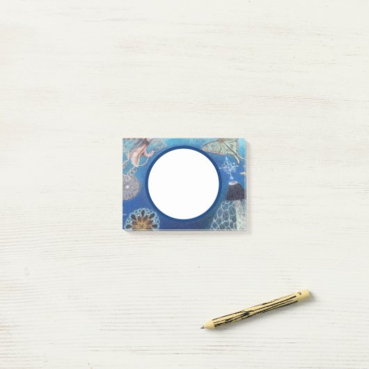 海の下 ポストイット (デスク上)