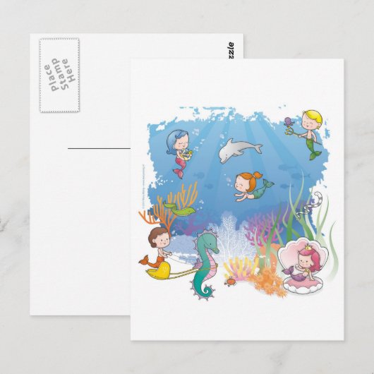 海の下 ポストカード (正面/裏面)