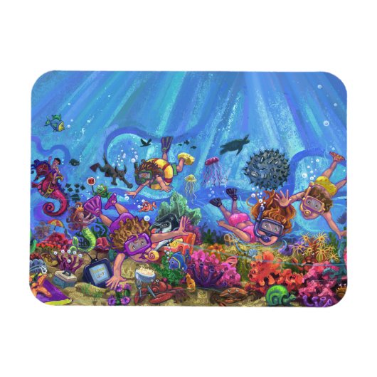 海の下 マグネット (横)