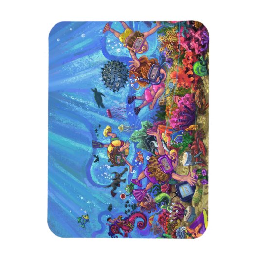 海の下 マグネット (縦)