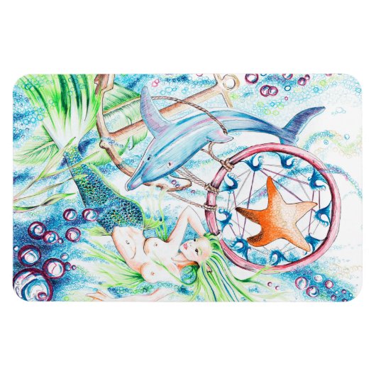 海の下 マグネット (横)