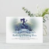 海の下 – マーメイドとヒトデの誕生日 招待状 (スタンド正面)