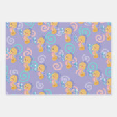 海の下 ラッピングペーパーシート (正面)